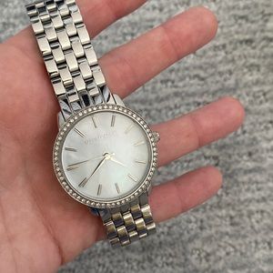 Silver Micael Kors watch